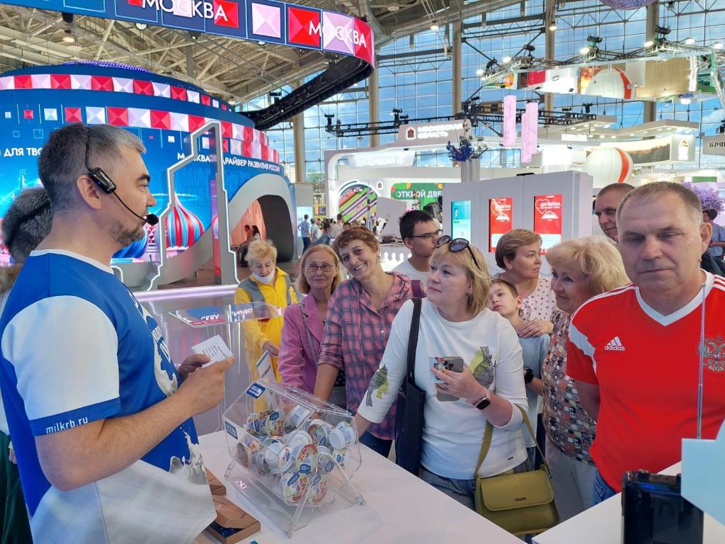 «Молочная кухня» приняла участие в Днях брендов на выставке-форуме «Россия» в ВДНХ в Москве.